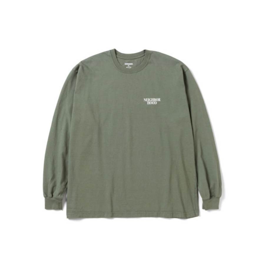Neighborhood logo-embroidered long-sleeve T-shirt