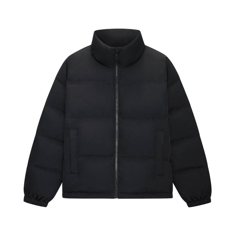 Nice Rice Nice Rice Down Jackets Unisex Space Black Stand Collar Without Hood Moderate