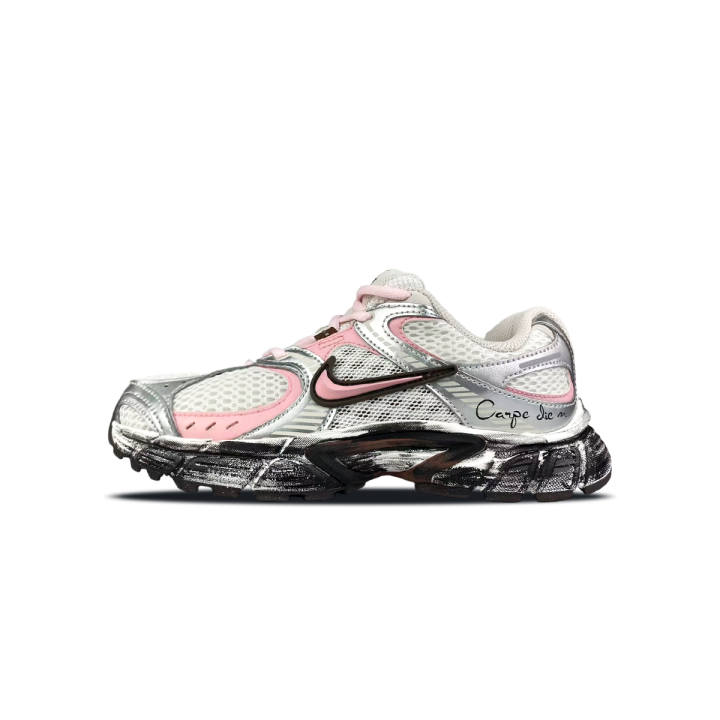 Nike Nike V5 RNR Abrasion Resistant Breathable Low top Running Shoes Women's Pink Silver