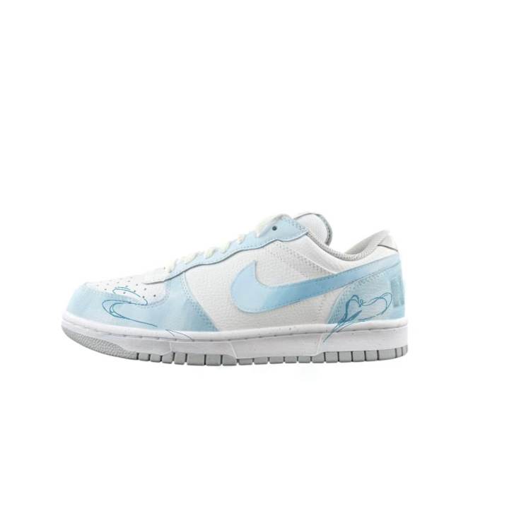 Nike Nike Big Vast Water Wave Pu Low top Skateboard Shoes Unisex Blue