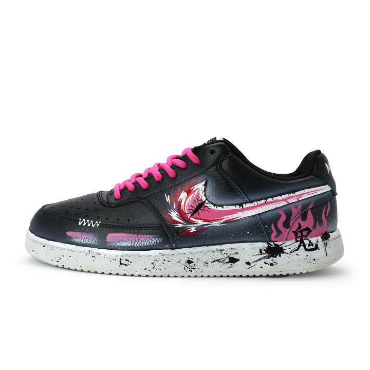 Nike Nike Court Vision 1 Fire Kagura Abrasion Resistant Low top Skateboard Shoes Men's Fire Red
