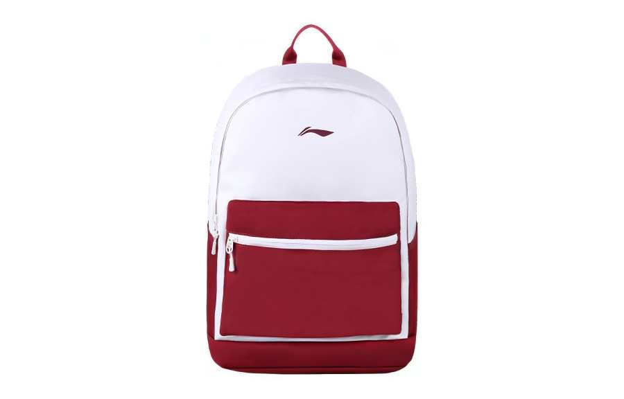 Li-Ning Li Ning Polyester Kids Bag Regular Unisex White Red