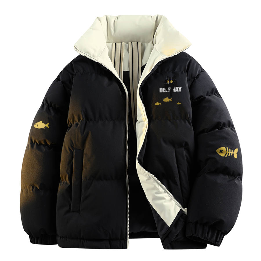 DEERWAY DEERWAY Puffer Jackets Unisex Stand Collar Thickened