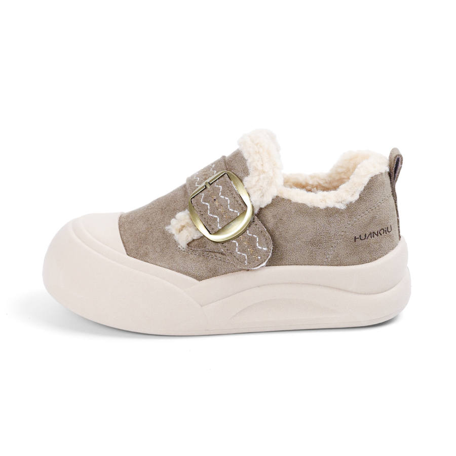 HUANQIU Synthetic Leather Abrasion Resistant Thermal High top Casual Shoes Women's