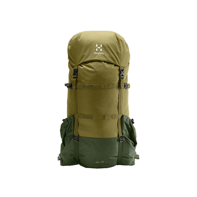 HAGLÖFS 55L Outdoor Bags Recycled Polyester Seaweed Green Unisex