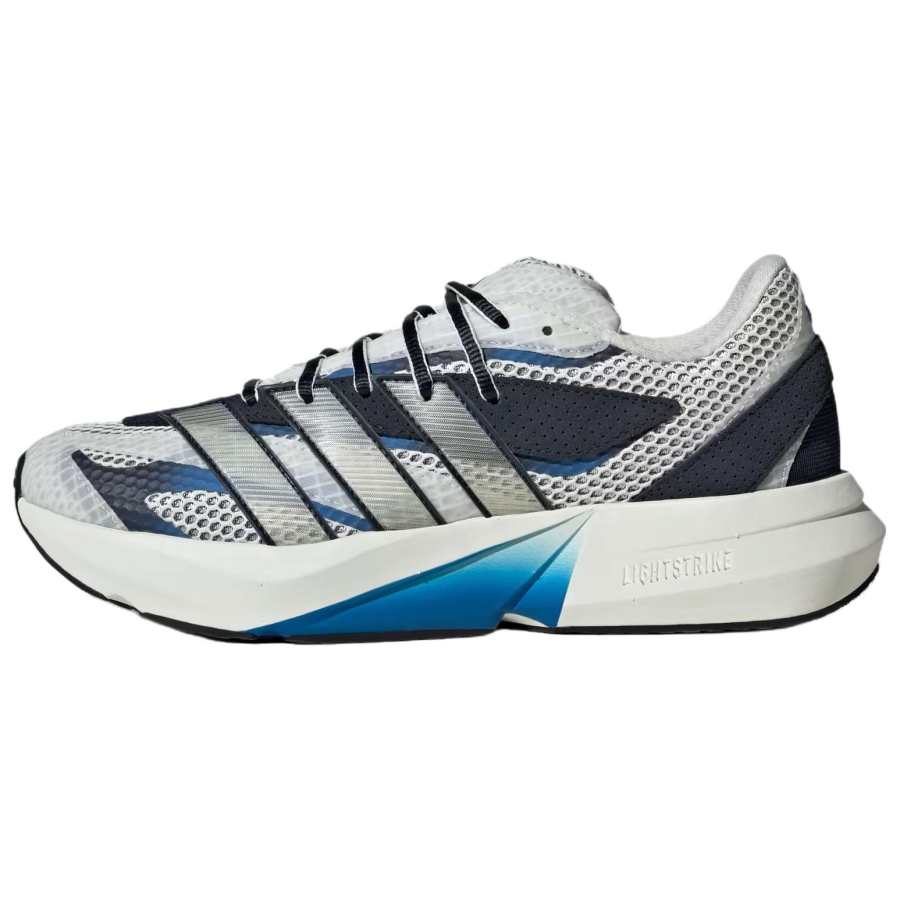 Adidas Adidas LIGHTBLAZE Breathable Lightweight Rebound Casual Running Shoes Unisex White Blue