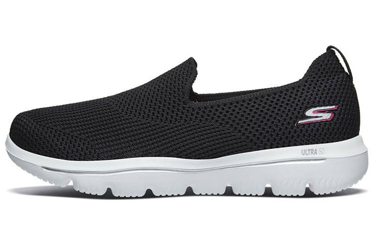 Skechers Go Walk Evolution Ultra Loafers Black/White Women's