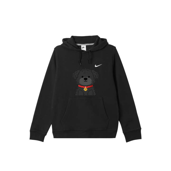 Nike Nike Club Sweatshirts Men's Black Hooded Moderate Regular