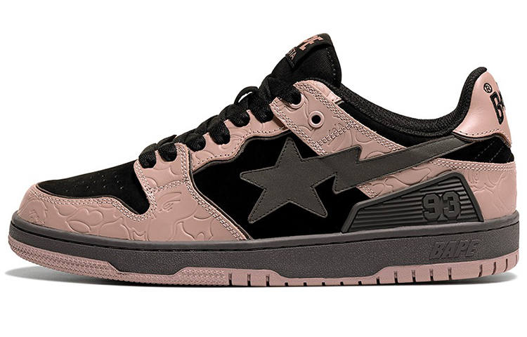 A BATHING APE BAPE A BATHING APE Bape SK8 Sta Dirty Pink Black