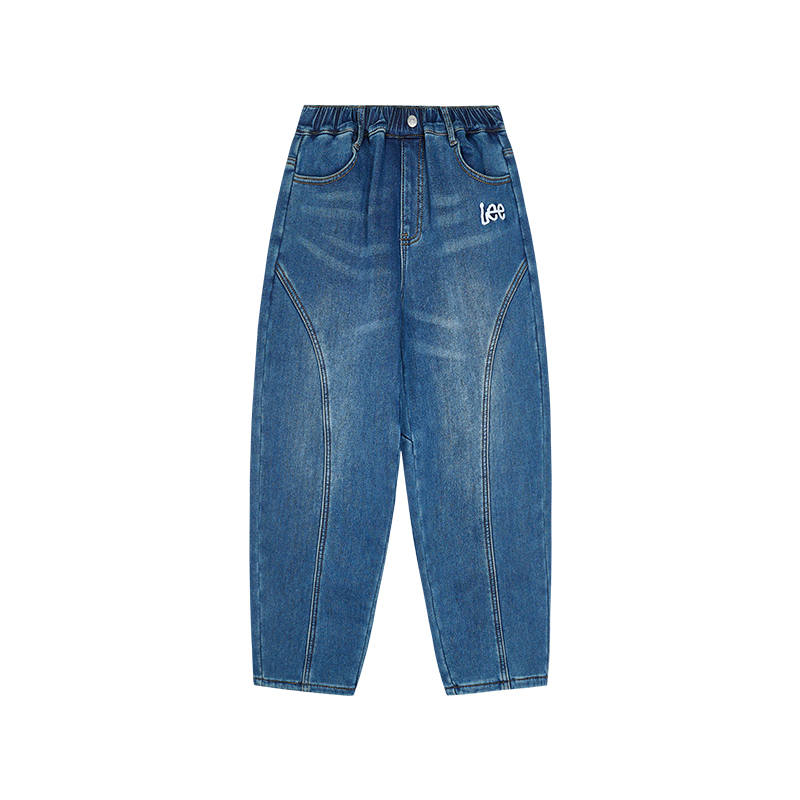 LEE KIDS Jeans Distressed Vintage Fashion Harem Fleece Lined Teenagers