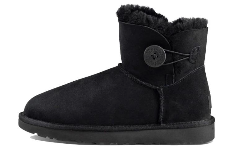 UGG UGG Mini Bailey Button Boot Black Women's