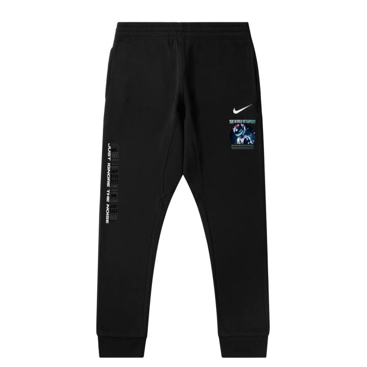 Nike Nike Electric Glow King Fleece Lined Solid Color Logo Casual Elastic Cuff Pants Knitted Sweatpants Unisex