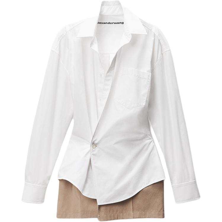Alexander Wang wrap-shirt mini dress