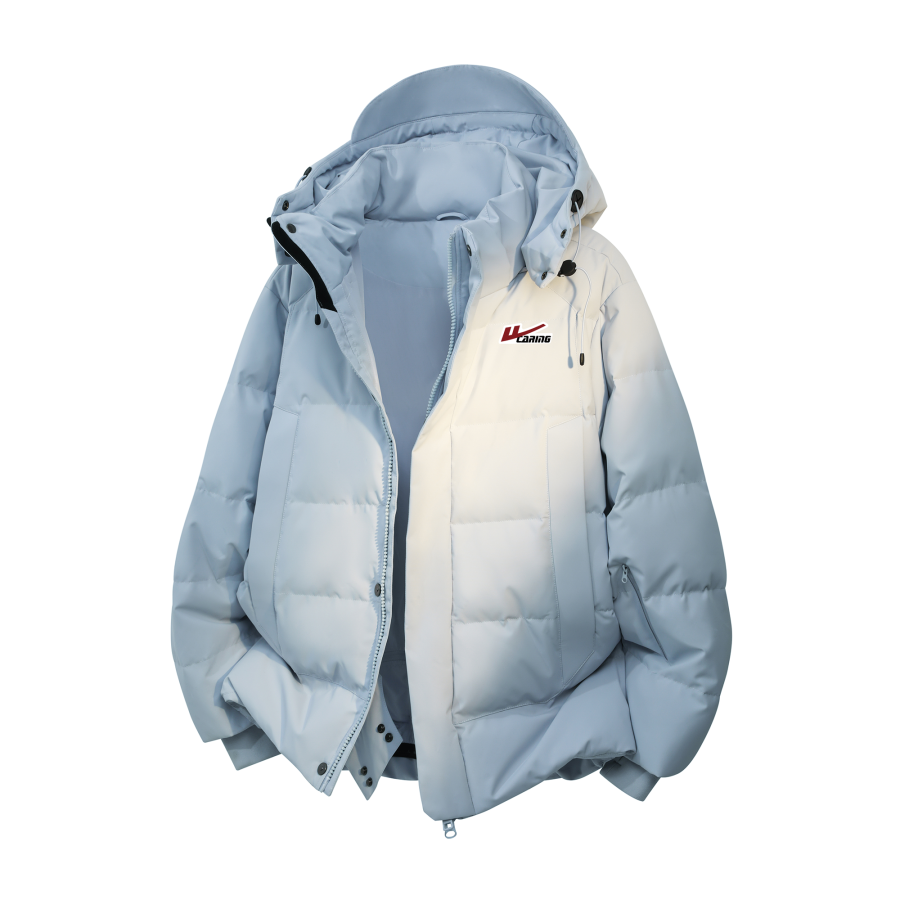 WARRIOR WARRIOR Puffer Jackets Unisex Thickened Quilted Padded Jacket