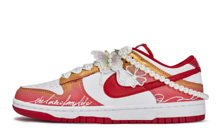 Nike Nike Dunk Walking Planet, Dream Low top Skateboard Shoes Unisex White Pink