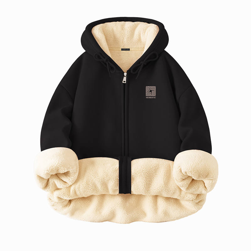 Tonlion Sweatshirts Unisex Hooded Thickened Heavyweight