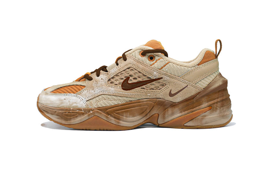 Nike Nike M2K Tekno Deserted Dreams, Classic Vintage, Distressed Style Abrasion Resistant Low top Chunky Sneakers Unisex