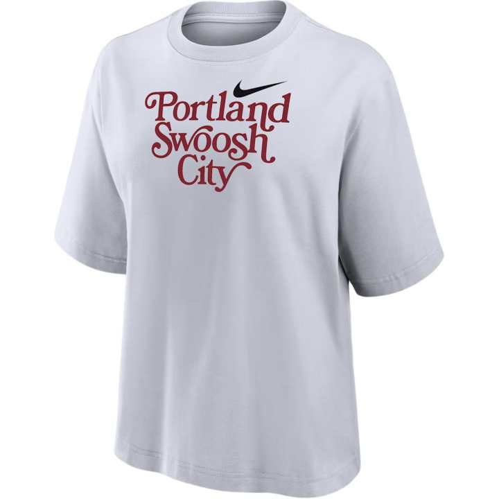 Nike Nike Swoosh Cities Portland Women's Short-Sleeve Boxy T-Shirt