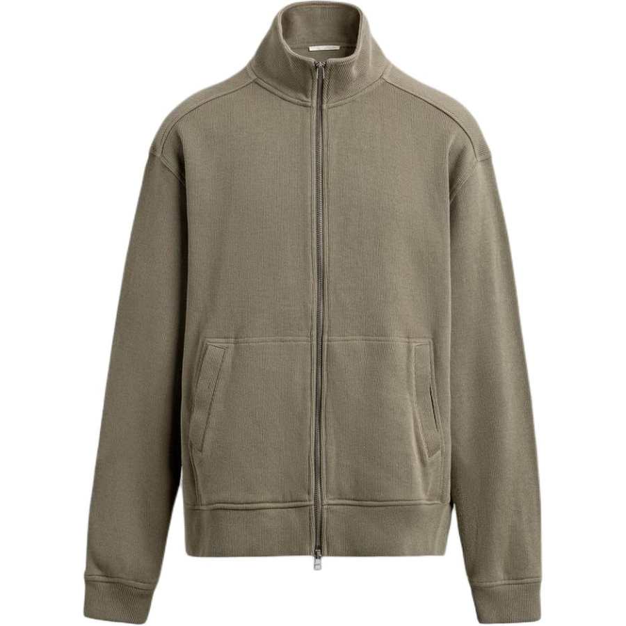 ZARA ZARA Jackets Men's Beige Stand Collar Moderate Other