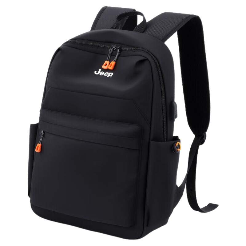 Jeep Jeep Oxford Backpack Regular Unisex Black