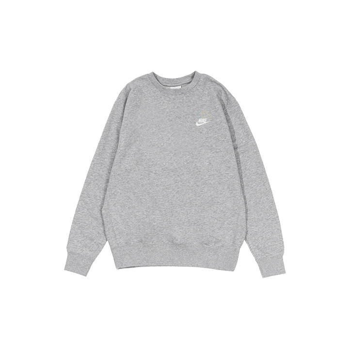 Nike Nike Sweatshirts Men's Gray Crew Neck Moderate Regular