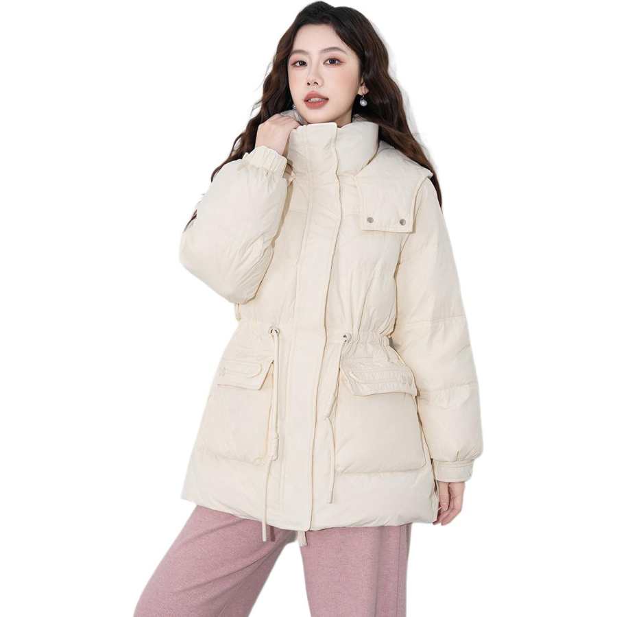 BALENO Down Jackets Women's Stand Collar Fleece Lined