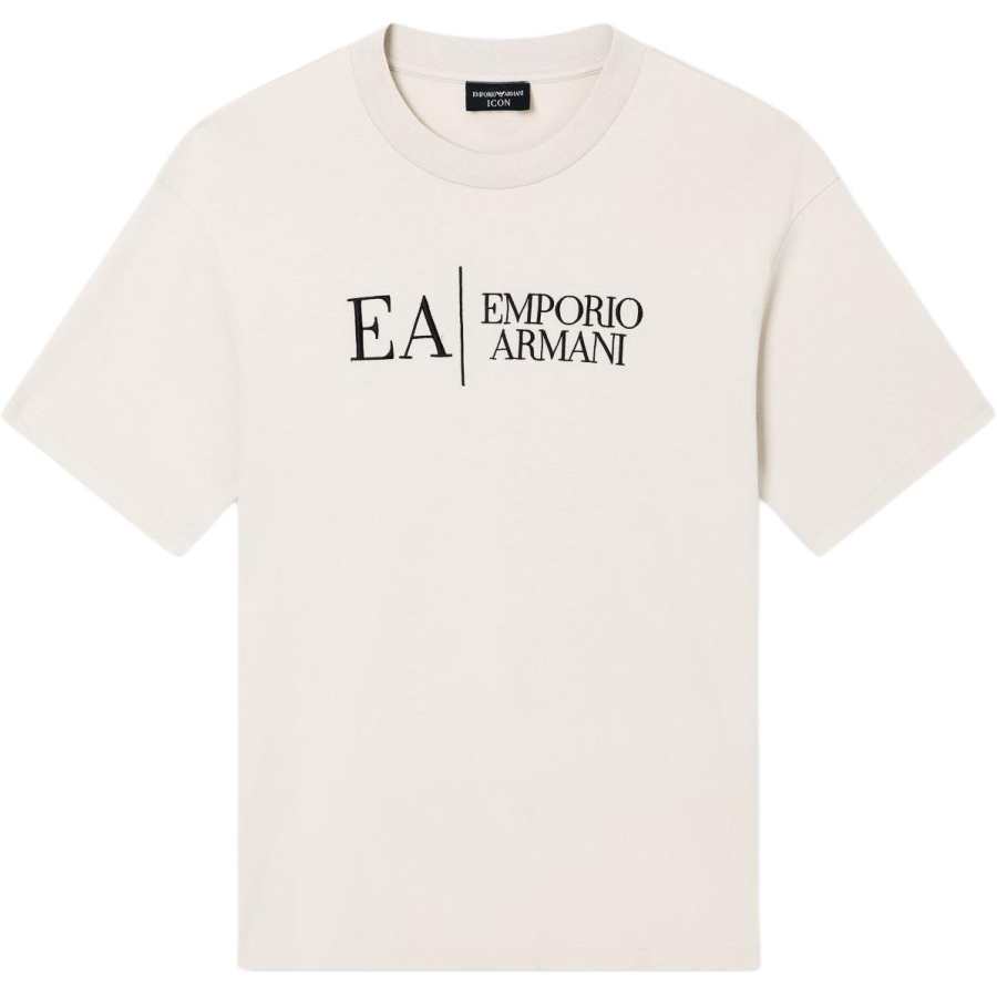 Emporio Armani Classic cotton jersey crewneck T-shirt