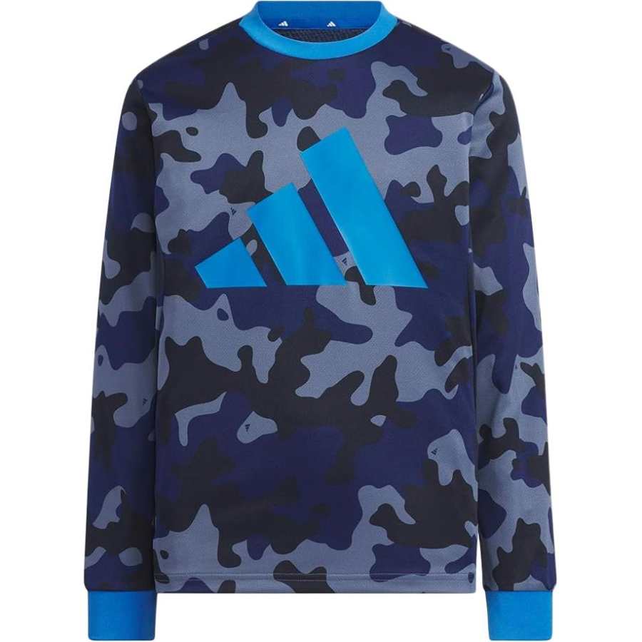Adidas Adidas Camouflage Long Sleeved Logo T Shirt Kids'