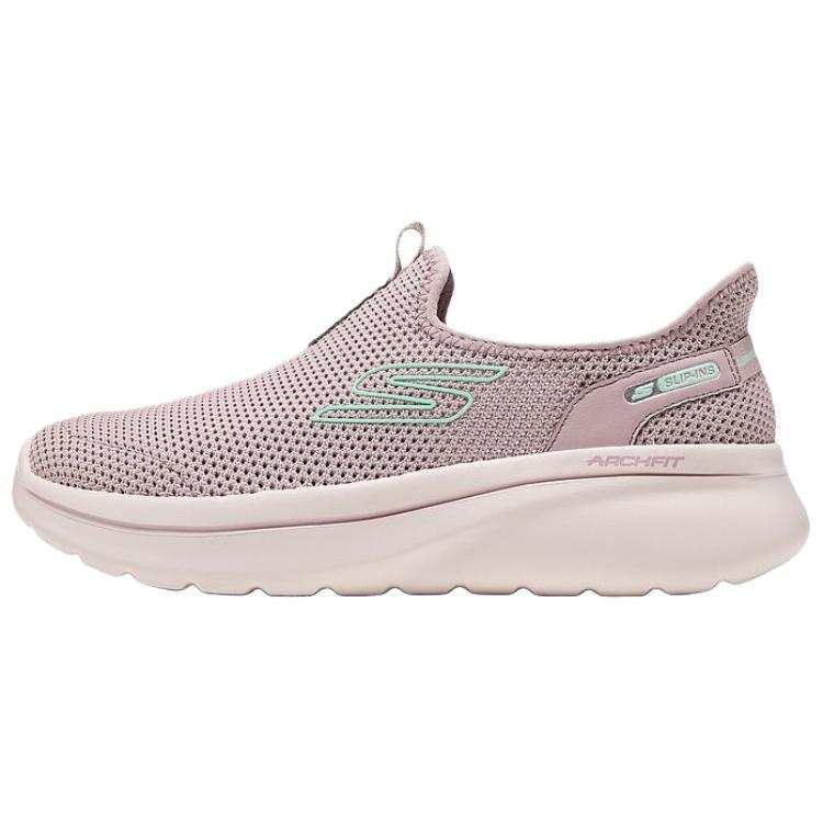 Skechers Women's GO WALK Abrasion Resistant Walking Shoes Women's Pink Green