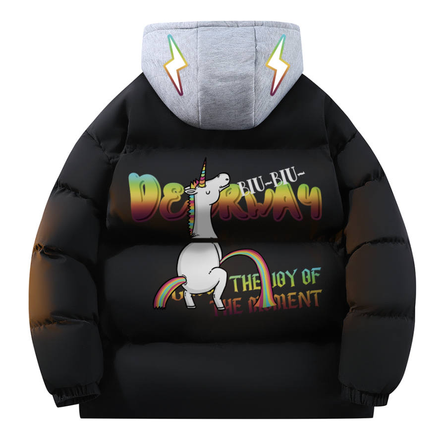 DEERWAY DEERWAY Puffer Jackets Unisex Hooded Thickened