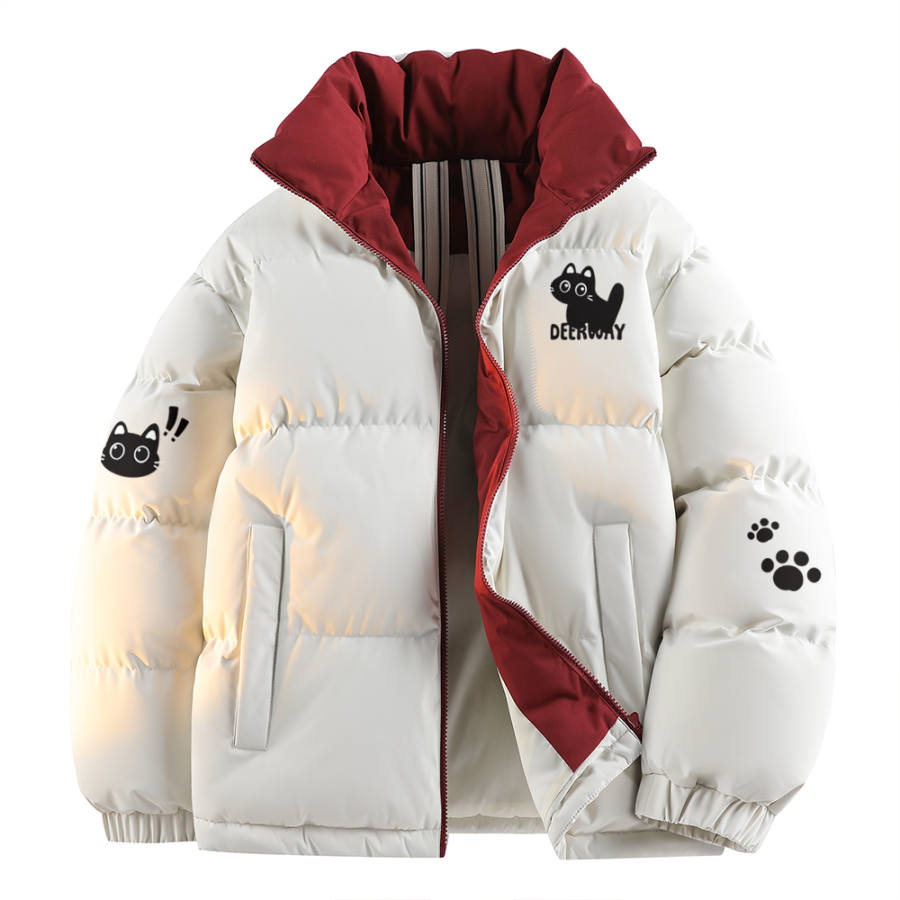 DEERWAY DEERWAY Puffer Jackets Unisex Stand Collar Thickened