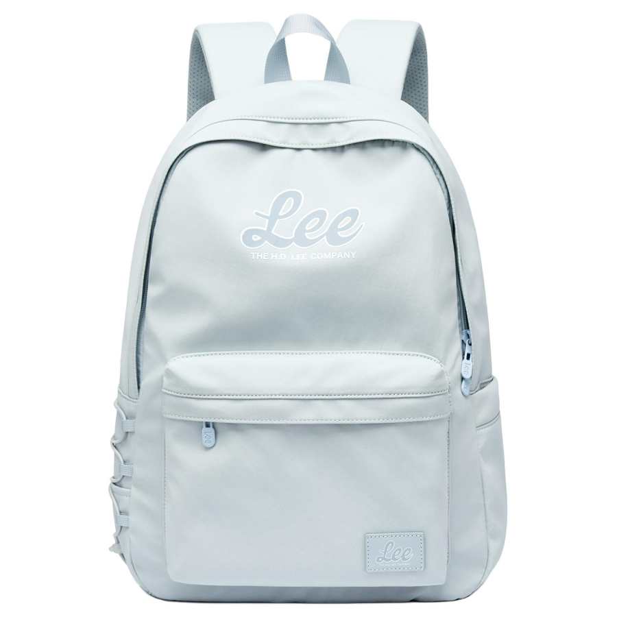 Lee Fabric Backpack Unisex Cream White/Sea Salt Gray/Taro Purple