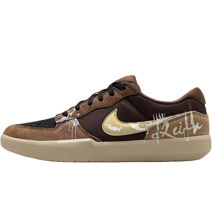 Nike Nike SB Force 58 Desert Eagle Abrasion Resistant Low top Skateboard Shoes Unisex Brown