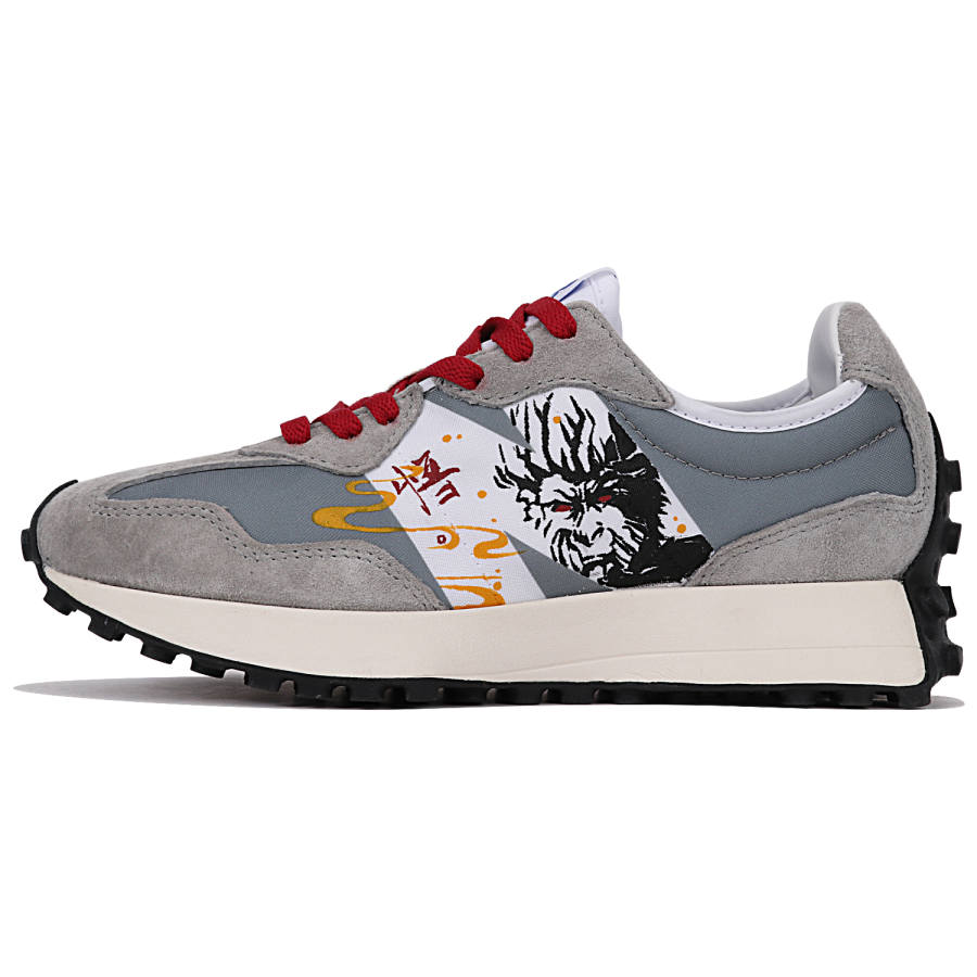New Balance New Balance NB 327 Cushioning, Wear Resistant Low top Running Shoes Unisex Gray Red