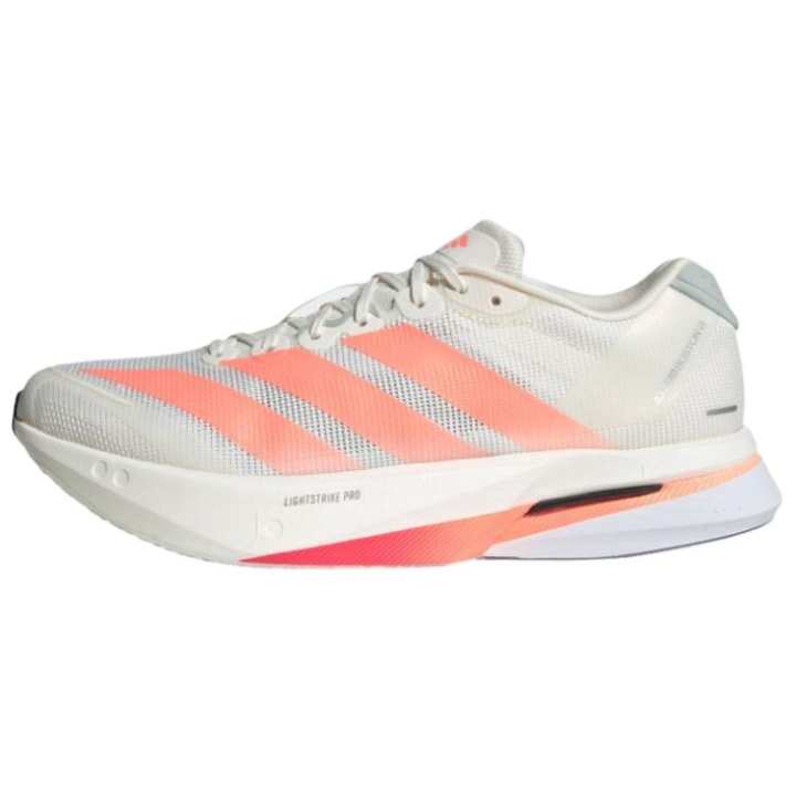Adidas Adidas Adizero Boston 13 Casual Running Shoes Men's White Orange