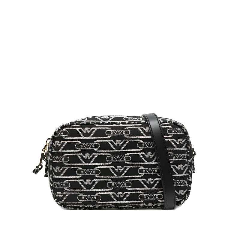 EMPORIO ARMANI Logo Label Crossbody Bags Women's Black