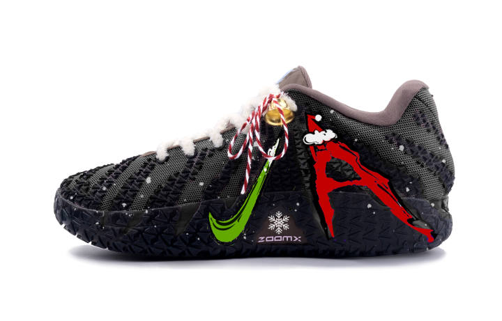 Nike Nike Ja Morant 3 Christmas Night Low top Basketball Shoes Men's Black Red