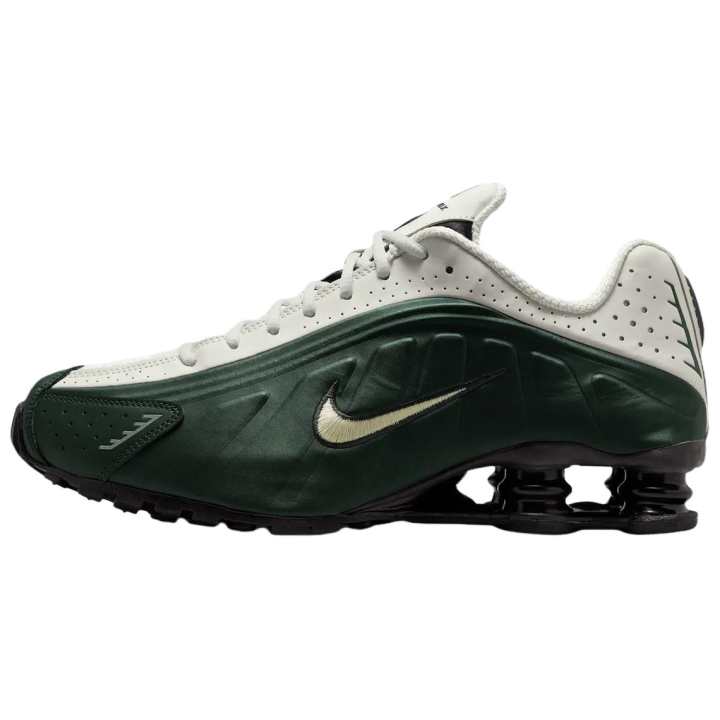Nike Nike Shox R4 Breathable Running Shoes Unisex Green