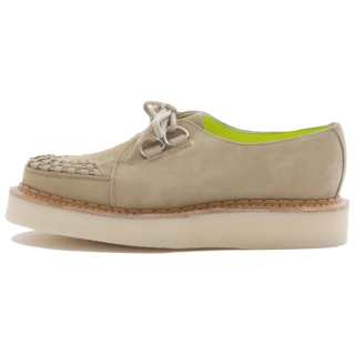 HUMAN MADE Casual Leather Shoes Men's Low Top Green