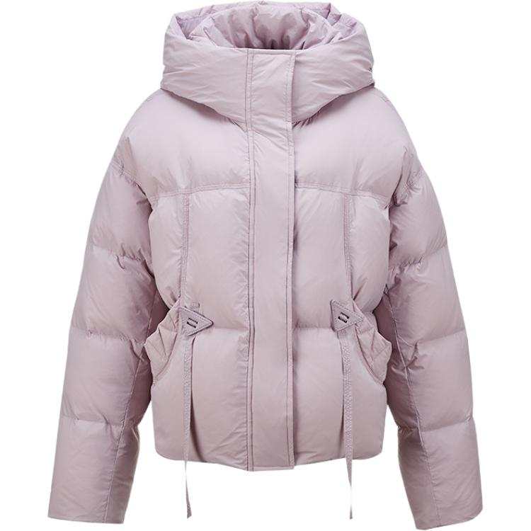 XIANGYING Down Jackets Women's Purple Moderate Puffer Jacket