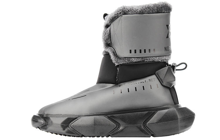 NORVINCY Snow Boots Unisex Iron Gray