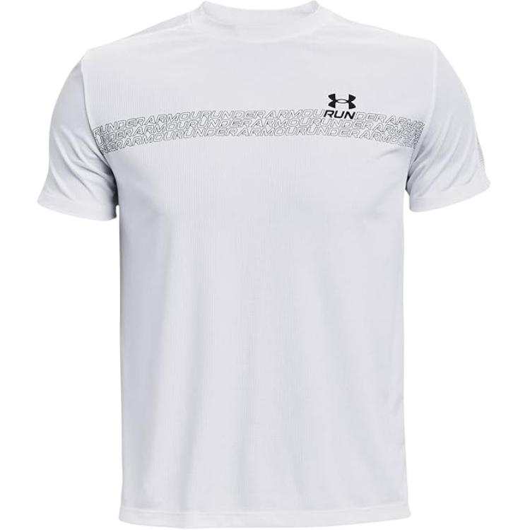 Under Armour T Shirts Men's White Crew Neck