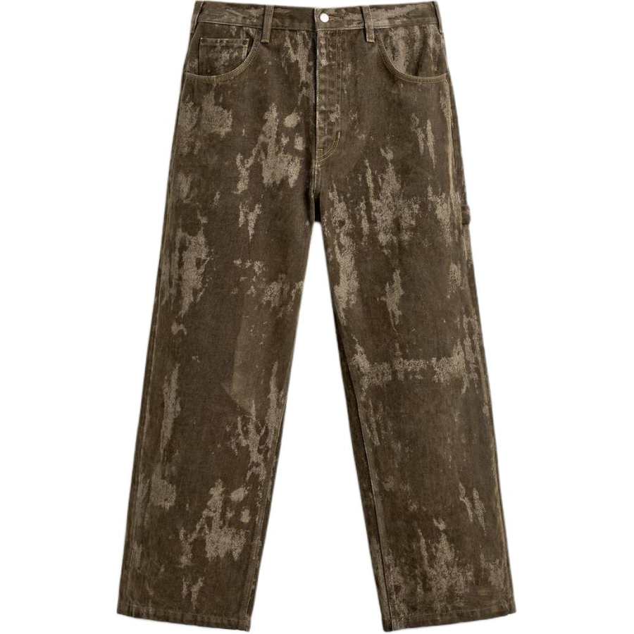 ZARA Jeans Men's Beige Moderate Straight Fit Pants