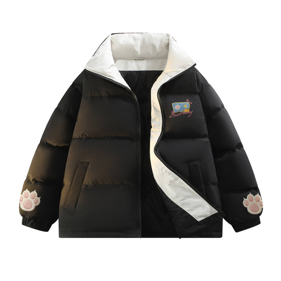 DEERWAY DEERWAY Down Jackets Unisex Stand Collar Thickened Puffer Jacket