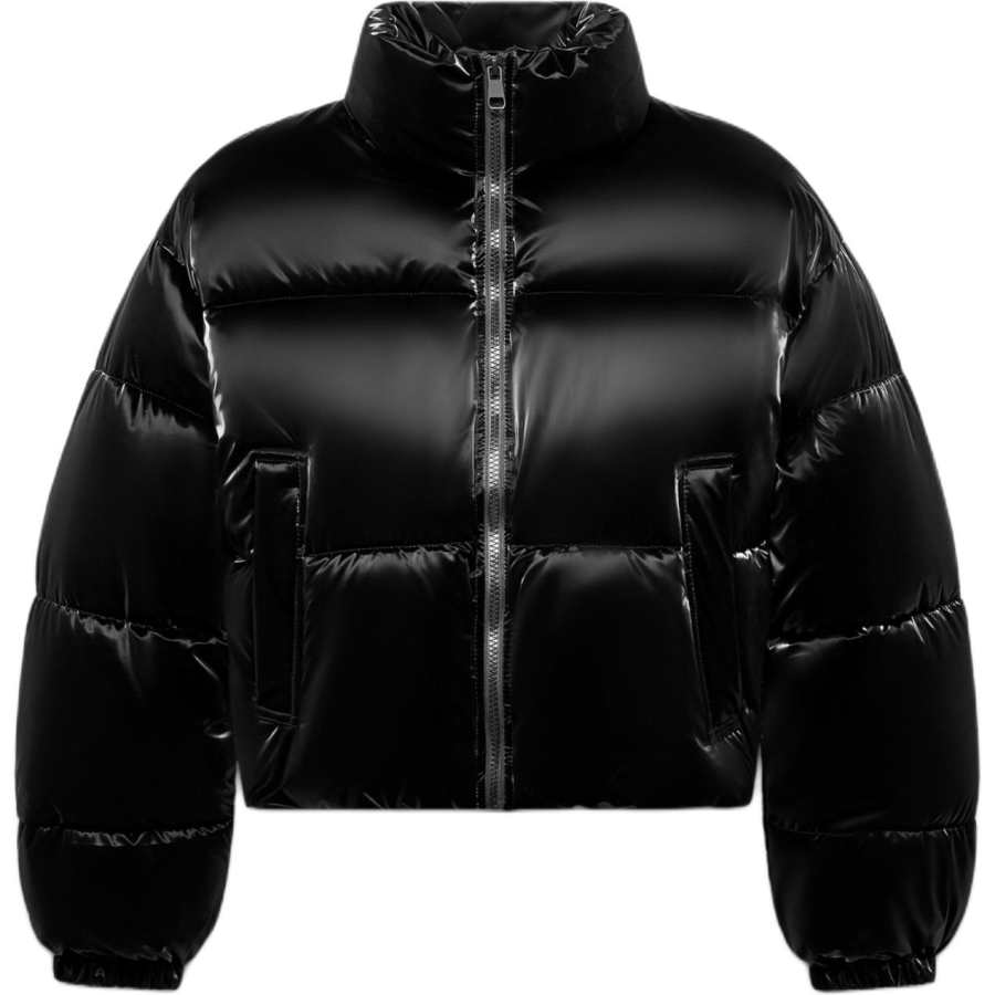 ZARA Puffer Jackets Women's Black Thickened