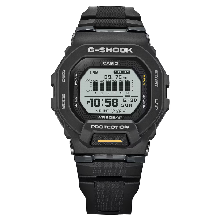 CASIO CASIO G SQUAD Quartz Movement Resin Strap Watch Men's Watches Gray Dial
