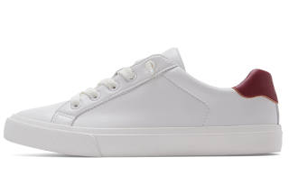 Rockfish White Sneaker Collection Stylish Skateboarding Shoes Women's Red Tail White