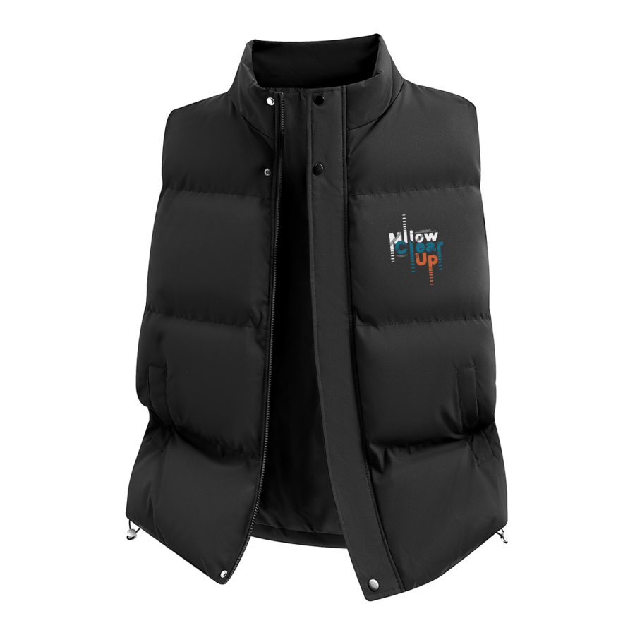 MIIOW Vests Unisex Stand Collar Thickened And Fleece Lined Urban Techwear