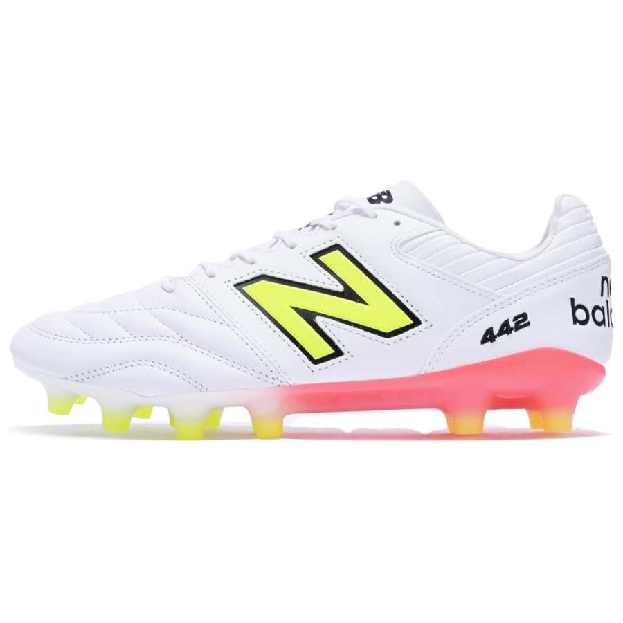 New Balance New Balance 442 V2 Pro HG Hard Ground Soccer Shoes Men's White
