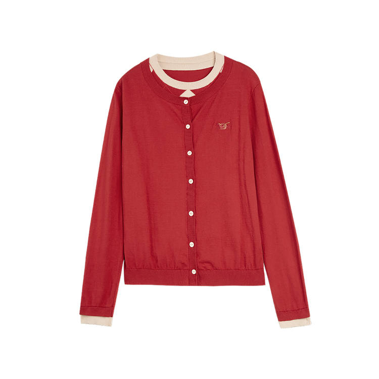 ELLE Sweater Women's Horse Year Limited New Year Battle Robe